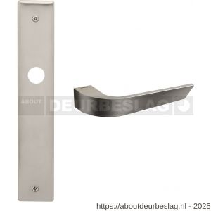 Mandelli1953 1500 WC55/8 Nuria deurkruk op langschild 240x40 mm WC55/8 mat nikkel - R21015009 - afbeelding 1