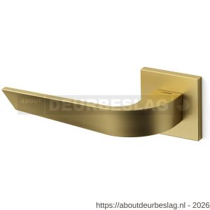 Mandelli1953 1501L Nuria deurkruk gatdeel op rozet 50x50x6 mm linkswijzend mat messing - R21009726 - afbeelding 1