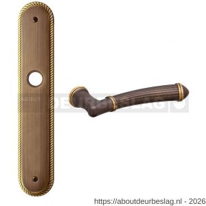 Mandelli1953 1510 BB72 Aurora deurkruk op langschild 259x48 mm BB72 mat brons - R21014543 - afbeelding 1