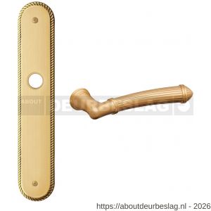 Mandelli1953 1510 PC92 Aurora deurkruk op langschild 259x48 mm PC92 mat messing-messing gepolijst - R21014869 - afbeelding 1