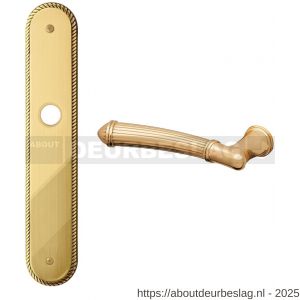Mandelli1953 1510L PC92 Aurora deurkruk gatdeel op langschild 259x48 mm PC92 linkswijzend 24k goud - R21015309 - afbeelding 1
