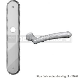 Mandelli1953 1510R BB56 Aurora deurkruk gatdeel op langschild 259x48 mm BB56 rechtswijzend chroom - R21015856 - afbeelding 1
