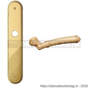Mandelli1953 1510R blind Aurora deurkruk gatdeel op langschild 259x48 mm blind rechtswijzend 24k goud - R21015310 - afbeelding 1