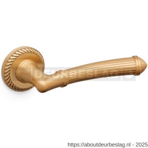 Mandelli1953 1511 Aurora deurkruk op rozet 51x10 mm mat messing-messing gepolijst - R21014491 - afbeelding 1