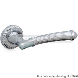 Mandelli1953 1511R Aurora deurkruk gatdeel op rozet 51x10 mm rechtswijzend chroom - R21015274 - afbeelding 1