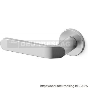 Mandelli1953 1611L Callas deurkruk gatdeel op rozet 51x6 mm linkswijzend mat chroom - R21009748 - afbeelding 1