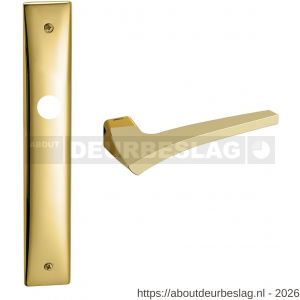 Mandelli1953 1630R PC72 Astrid deurkruk gatdeel op langschild 240x40 mm PC72 rechtswijzend messing gepolijst - R21015538 - afbeelding 1