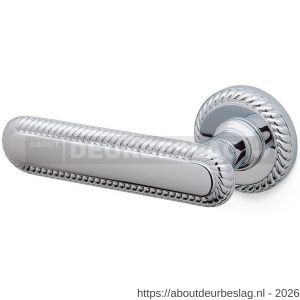 Mandelli1953 1641L Coco deurkruk gatdeel op rozet 51x10 mm linkswijzend chroom - R21015261 - afbeelding 1