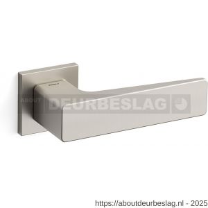 Mandelli1953 1651R Virgo deurkruk gatdeel op rozet 50x50x6 mm rechtswijzend mat nikkel - R21011774 - afbeelding 1
