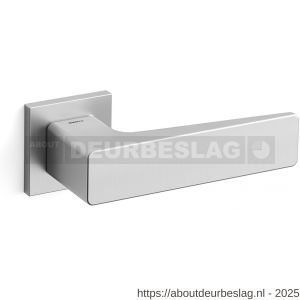 Mandelli1953 1651R Virgo deurkruk gatdeel op rozet 50x50x6 mm rechtswijzend mat chroom - R21011762 - afbeelding 1