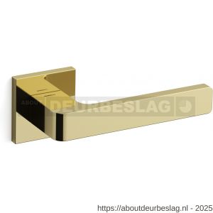Mandelli1953 1681 Lario deurkruk op rozet 50x50x6 mm messing gepolijst - R21009115 - afbeelding 1