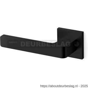 Mandelli1953 1681L Lario deurkruk gatdeel op rozet 50x50x6 mm linkswijzend mat zwart - R21015137 - afbeelding 1