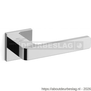 Mandelli1953 1681R Lario deurkruk gatdeel op rozet 50x50x6 mm rechtswijzend chroom - R21009787 - afbeelding 1