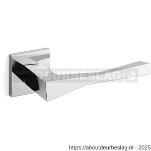 Mandelli1953 1691 Twee deurkruk op rozet 50x50x6 mm chroom - R21009117 - afbeelding 1