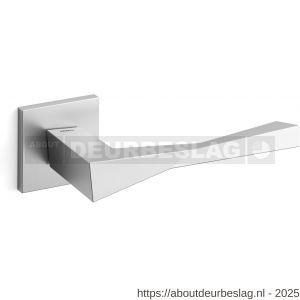 Mandelli1953 1691 Twee deurkruk op rozet 50x50x6 mm mat chroom - R21009119 - afbeelding 1