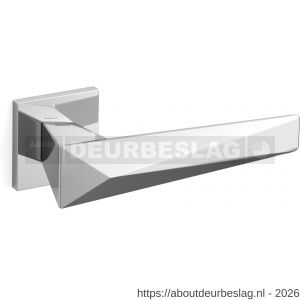 Mandelli1953 1721R Zeit deurkruk gatdeel op rozet 50x50x6 mm rechtswijzend chroom - R21009807 - afbeelding 1