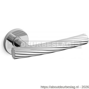 Mandelli1953 1731R Fusilla deurkruk gatdeel op rozet 51x6 mm rechtswijzend chroom - R21009819 - afbeelding 1