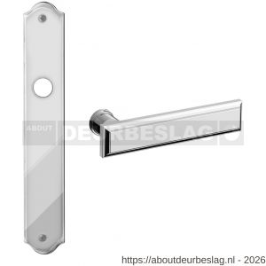 Mandelli1953 1740R BB72 Kuki deurkruk gatdeel op langschild BB72 rechtswijzend chroom - R21015913 - afbeelding 1