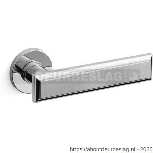 Mandelli1953 1741 Kuki deurkruk op rozet 50x6 mm chroom-mat chroom - R21009133 - afbeelding 1