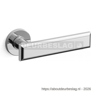 Mandelli1953 1741R Kuki deurkruk gatdeel op rozet 50x6 mm rechtswijzend chroom - R21009829 - afbeelding 1