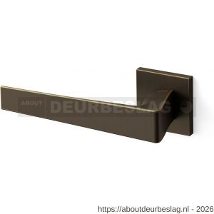Mandelli1953 1761L Seven deurkruk gatdeel op rozet 50x50x6 mm linkswijzend mat brons - R21009856 - afbeelding 1