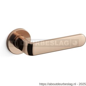 Mandelli1953 1801 PP33 deurkruk op rozet 51x6 mm rose goud - R21009162 - afbeelding 1