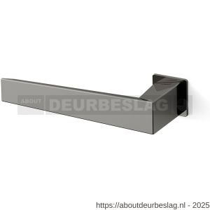 Mandelli1953 1831L 40+Uno deurkruk gatdeel op rozet 29x29x2 mm linkswijzend glanzend zwart - R21015131 - afbeelding 1