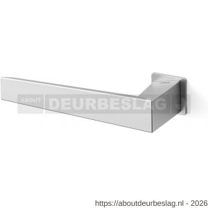 Mandelli1953 1831L 40+Uno deurkruk gatdeel op rozet 29x29x2 mm linkswijzend mat chroom - R21011776 - afbeelding 1