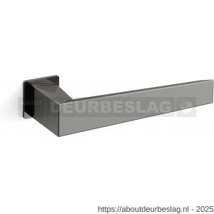 Mandelli1953 1831R 40+Uno deurkruk gatdeel op rozet 29x29x2 mm rechtswijzend glanzend zwart - R21015132 - afbeelding 1