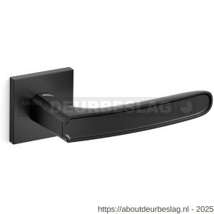 Mandelli1953 1871 Frame Q deurkruk op rozet 51x6 mm 50x50x6 mm mat zwart - R21011790 - afbeelding 1