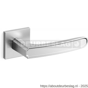 Mandelli1953 1871 Frame Q deurkruk op rozet 50x50x6 mm mat chroom-chroom - R21011784 - afbeelding 1