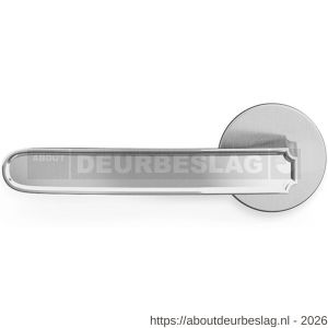 Mandelli1953 1881L Frame deurkruk gatdeel op rozet 51x6 mm linkswijzend mat chroom-chroom - R21011794 - afbeelding 1