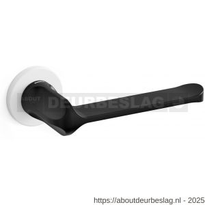 Mandelli1953 1921 MM80 deurkruk op rozet 51x6 mm zwart-wit - R21014469 - afbeelding 1