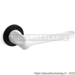 Mandelli1953 1921 MM80 deurkruk op rozet 51x6 mm wit-zwart - R21014468 - afbeelding 1
