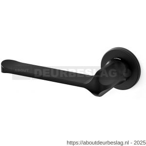 Mandelli1953 1921L MM80 deurkruk gatdeel op rozet 51x6 mm linkswijzend mat zwart - R21011815 - afbeelding 1