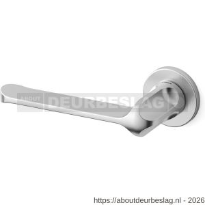 Mandelli1953 1921L MM80 deurkruk gatdeel op rozet 51x6 mm linkswijzend mat chroom - R21011803 - afbeelding 1