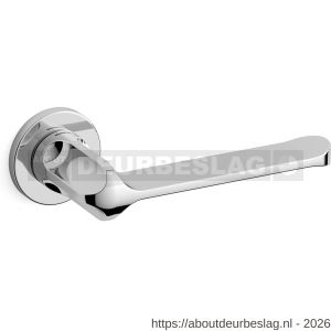 Mandelli1953 1921R MM80 deurkruk gatdeel op rozet 51x6 mm rechtswijzend chroom - R21011807 - afbeelding 1