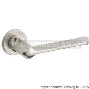 Mandelli1953 1921R MM80 deurkruk gatdeel op rozet 51x6 mm rechtswijzend mat nikkel - R21011813 - afbeelding 1