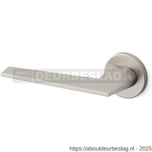 Mandelli1953 1941L Aries deurkruk gatdeel op rozet 51x6 mm linkswijzend mat nikkel - R21011836 - afbeelding 1