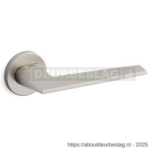 Mandelli1953 1941R Aries deurkruk gatdeel op rozet 51x6 mm rechtswijzend mat nikkel - R21011837 - afbeelding 1