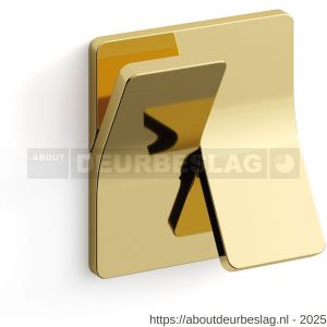 Mandelli1953 1950 schuifdeurkom-knop 70x70 mm messing gepolijst - R21016748 - afbeelding 1