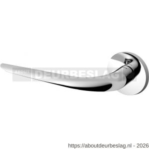 Mandelli1953 1971L Coupe deurkruk gatdeel op rozet 51x6 mm linkswijzend chroom - R21015275 - afbeelding 1