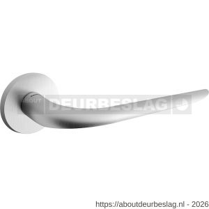 Mandelli1953 1971L Coupe deurkruk gatdeel op rozet 51x6 mm linkswijzend mat chroom - R21015287 - afbeelding 1