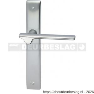 Mandelli1953 3190R BB56 Ara deurkruk gatdeel op langschild 240x40 mm BB56 rechtswijzend mat chroom-chroom - R21015997 - afbeelding 1