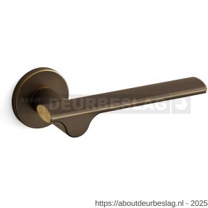 Mandelli1953 3191 Ara deurkruk op rozet 51x6 mm mat brons - R21009167 - afbeelding 1
