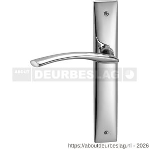 Mandelli1953 350L PC55 Zoom deurkruk gatdeel op langschild PC55 linkswijzend chroom - R21017636 - afbeelding 1