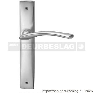 Mandelli1953 350R PC92 Zoom deurkruk gatdeel op langschild PC92 rechtswijzend mat chroom - R21017621 - afbeelding 1