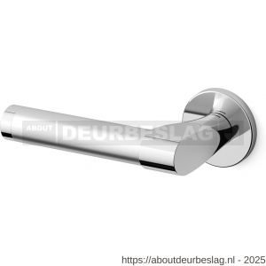 Mandelli1953 361L Tuc deurkruk gatdeel op rozet 51x6 mm linkswijzend chroom-mat chroom - R21009898 - afbeelding 1