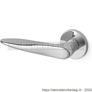 Mandelli1953 381L zoe deurkruk gatdeel op rozet 51x6 mm linkswijzend chroom - R21011613 - afbeelding 1