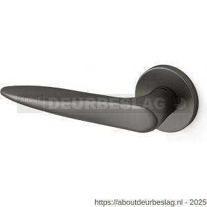 Mandelli1953 381 Zoe deurkruk gatdeel op rozet 51x6 mm linkswijzend grafiet - R21011616 - afbeelding 1